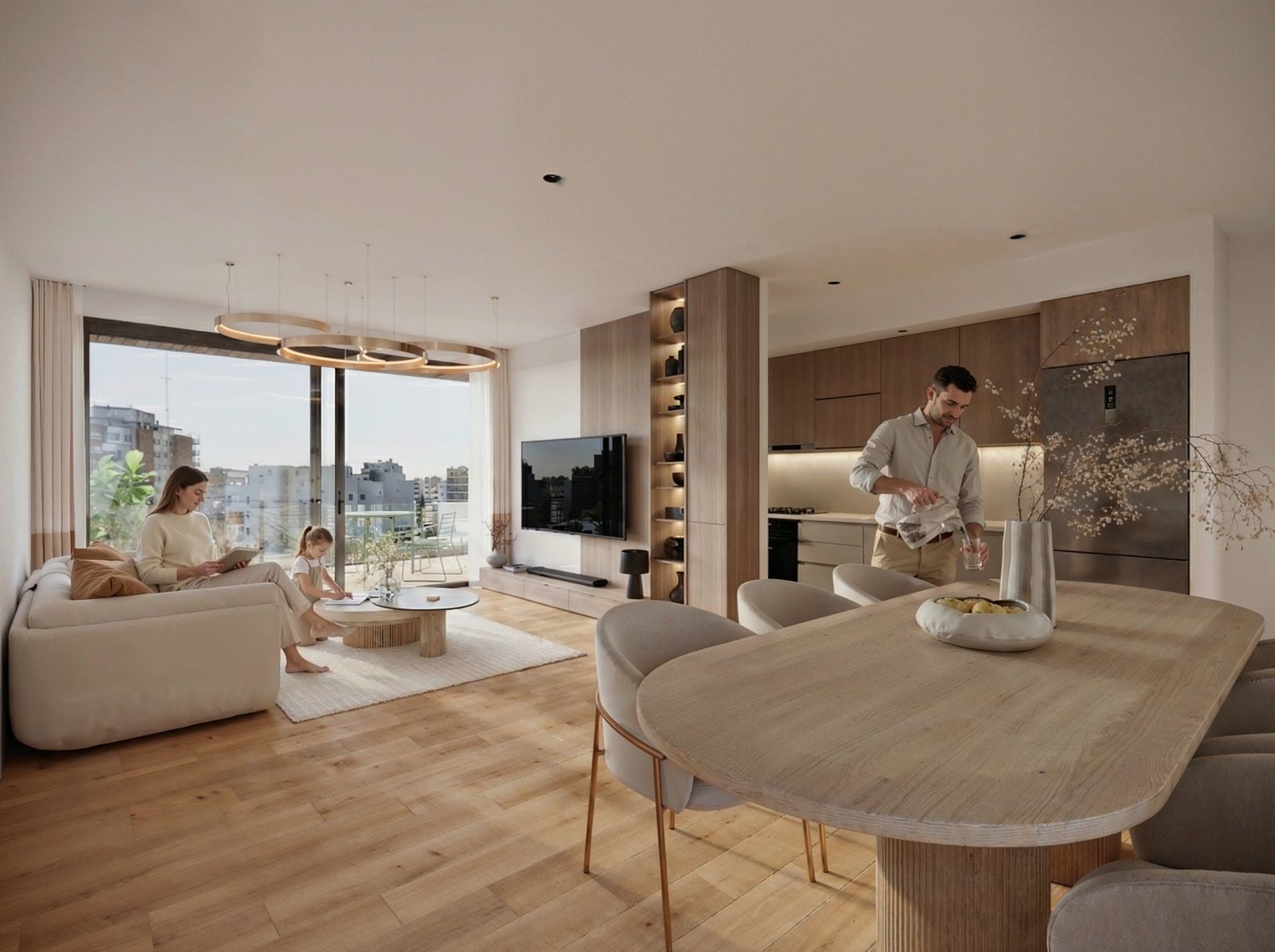 Vista general del Living