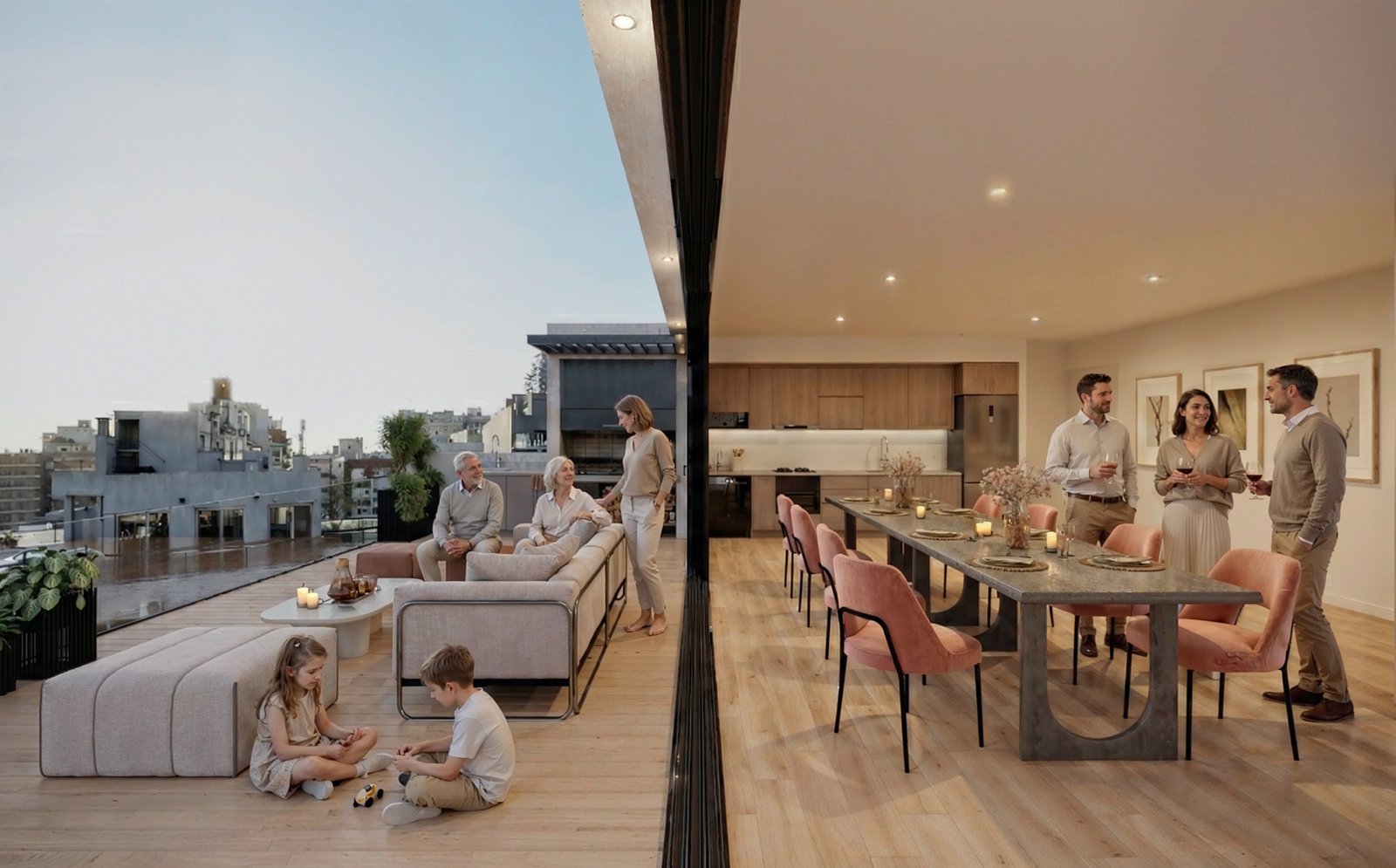 Salón de Usos Múltiples (SUM) del proyecto